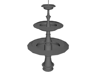 Fountain 3D Model preview