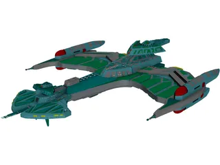 Star Trek Klingon 3D Model preview