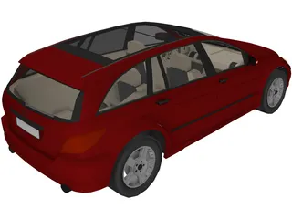 Mercedes-Benz R-Class 3D Model preview