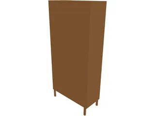 Bookshelf 3D Model preview