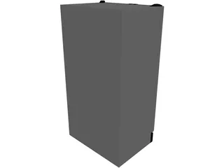 Refrigerator 3D Model preview