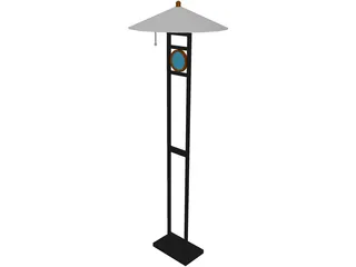 Lamp Floor 3D Model preview