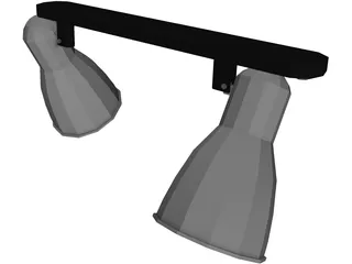 Lights Track 3D Model preview