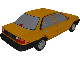 Toyota Corolla (1990) 3D Model preview