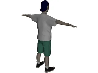 Boy 3D Model preview