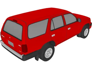 Toyota 4Runner (1999) 3D Model preview