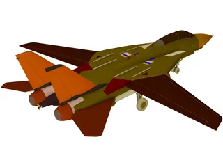 F-14D Tomcat 3D Model preview