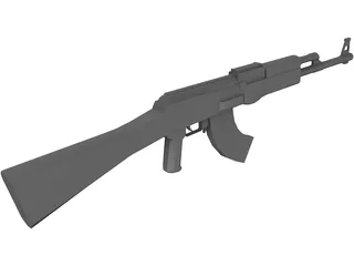 AK-47 3D Model preview