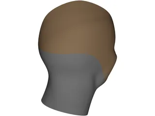 Head Human 3D Model preview