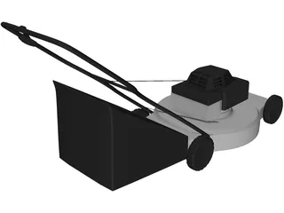 Lawn Mower 3D Model preview