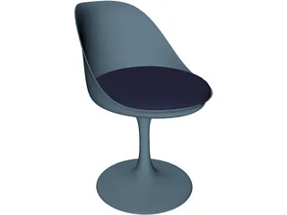 Chair Silla Tulip 3D Model preview