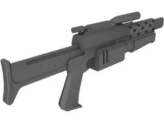 Rifle 3D Model preview