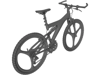 Bike Mountain 3D Model preview