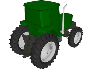 Tractor 3D Model preview