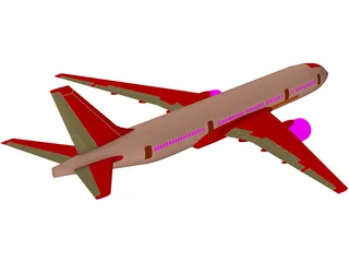 Boeing 777 3D Model preview