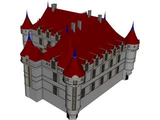 Castle French 3D Model preview