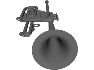 Cornet 3D Model preview