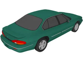 Pontiac Bonneville (1996) 3D Model preview