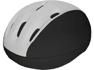 Helmet Bike 3D Model preview