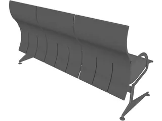 Bench 3D Model preview