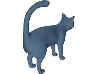 Cat 3D Model preview