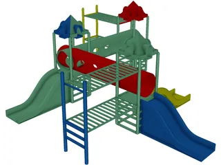 Play Equipment 3D Model preview