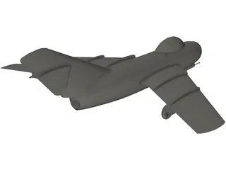 MiG-15 3D Model preview