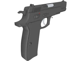 Pistol 3D Model preview