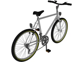 Bicycle 3D Model preview