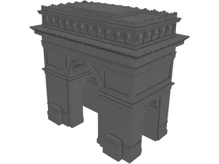 Arc of Triumf Paris 3D Model preview