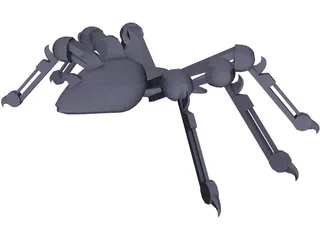 Robot Spider 3D Model preview