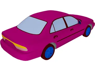Mitsubishi Galant 3D Model preview