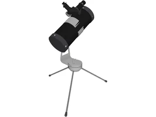 Telescope 3D Model preview