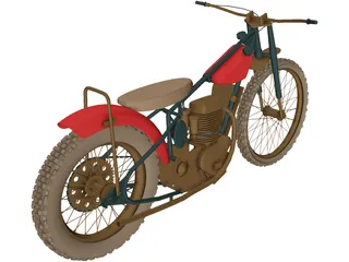 Jawa 500 PT 3D Model preview
