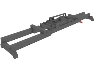 Container Loader 3D Model preview