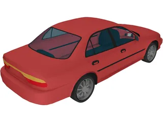 Mitsubishi Galant 3D Model preview