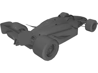 Formula 1 Car 3D Model preview