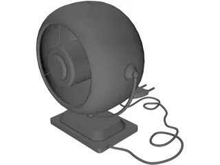 Portable Fan 3D Model preview