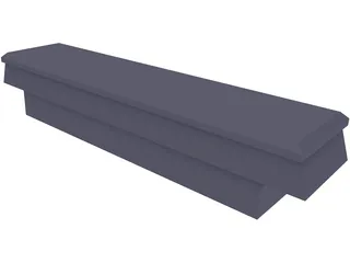 Truckbed Toolbox 3D Model preview
