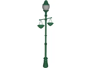 Street Lamp 3D Model preview