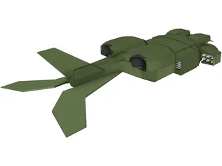 Drop Ship 3D Model preview