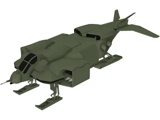 UD 1L Drop Ship 3D Model preview