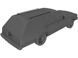 Ford Fairmont Wagon (1979) 3D Model preview