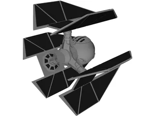 Star Wars Tie Defender 3D Model preview