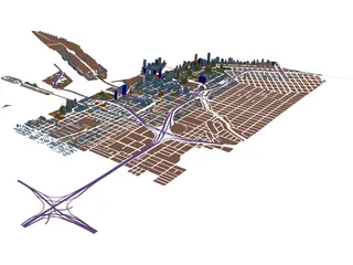 Miami City 3D Model preview