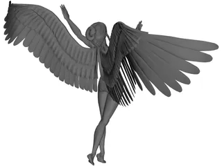 Angel 3D Model preview