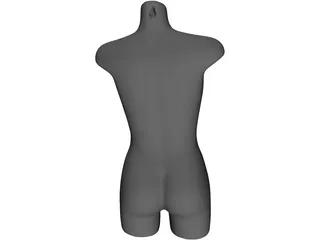 Mannequin Female 3D Model preview