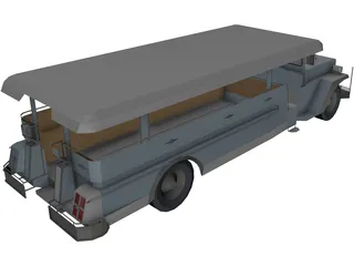 Jeep Catafalque 3D Model preview