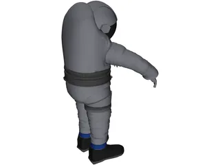 Space Suit 3D Model preview