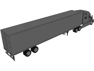Volvo Truck (2002) 3D Model preview